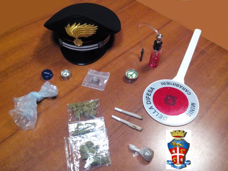Flumeri: carabinieri interrompono “festino” a base di marjuana