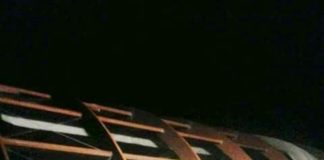 Bufera su Castello Matese: scoperchiato il palatenda FOTO