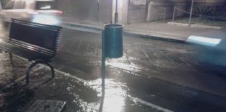 Cesa: si rompe tubatura, si allaga piazza De Michele