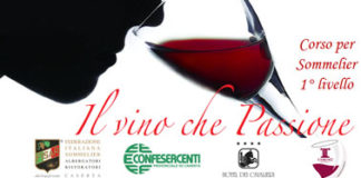 Caserta: corso sommelier di primo livello promosso da Fisar e Confesercenti, il 16 la presentazione