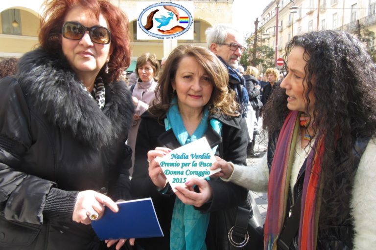 A Nadia Verdile il Premio per la Pace Donna Coraggio 2015