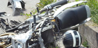 Piedimonte Matese: terribile schianto sulla provinciale, casco salva vita a centauro FOTO