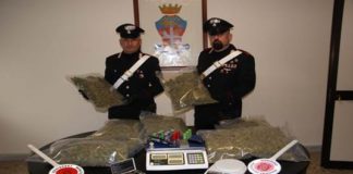 Trentola Ducenta: trasportavano 7 chili di marjuana, arrestati