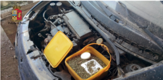 Casal di Principe: marjuana nascosta nel motore di un’auto, 21enne in manette