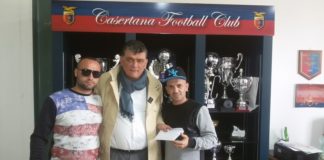 Casertana: consegnato incasso gara Catanzaro a famiglia dell’ultras Mario Cavallo