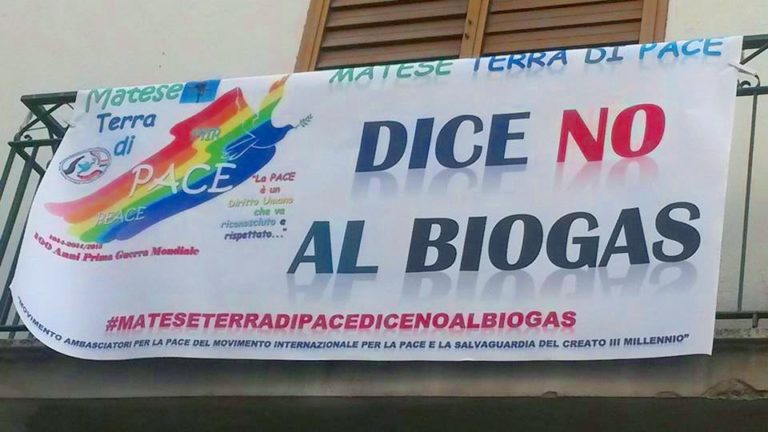 Alife, Movimento per la Pace: no al digestore, interrogazione in Senato
