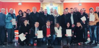 Presenzano: chiuso corso volontari Protezione civile