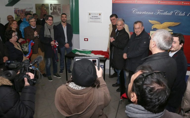 Casertana, la sala stampa del Pinto intitolata a Mario Iannotta