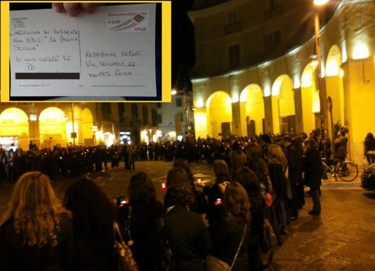 Caserta: 500 docenti in piazza contro la ‘Buona scuola’