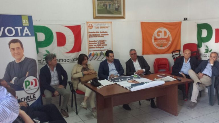 Regionali Campania, Franco De Michele a Parete e Trentola Ducenta con Rosaria Capacchione