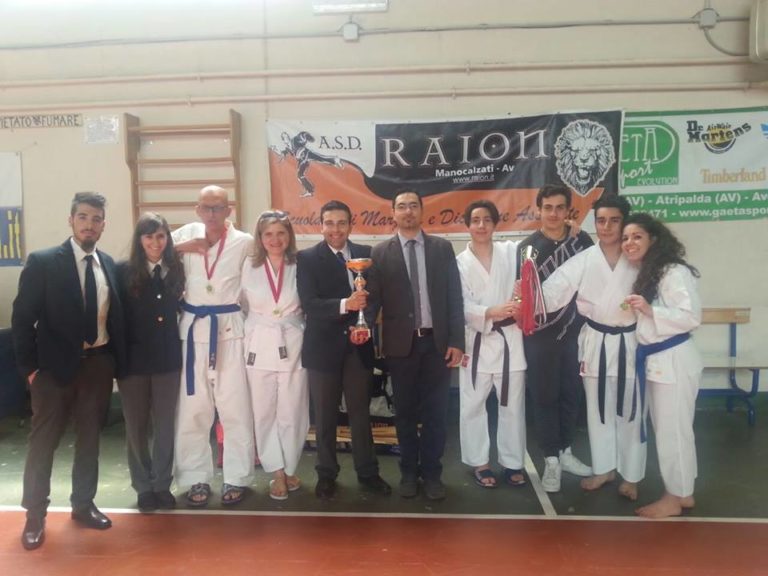Karate: l’A.s.d. Raion terza classificata al Trofeo dell’Irpinia