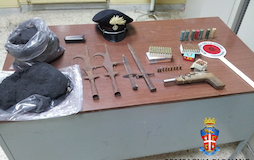 Baiano: armi e polvere da sparo in casa, denunciato