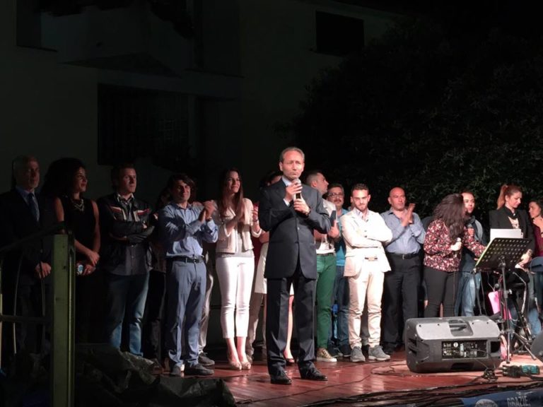 Santa Maria a Vico: festa in piazza per Andrea Pirozzi