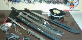 Baiano: armi in casa, un arresto e una denuncia