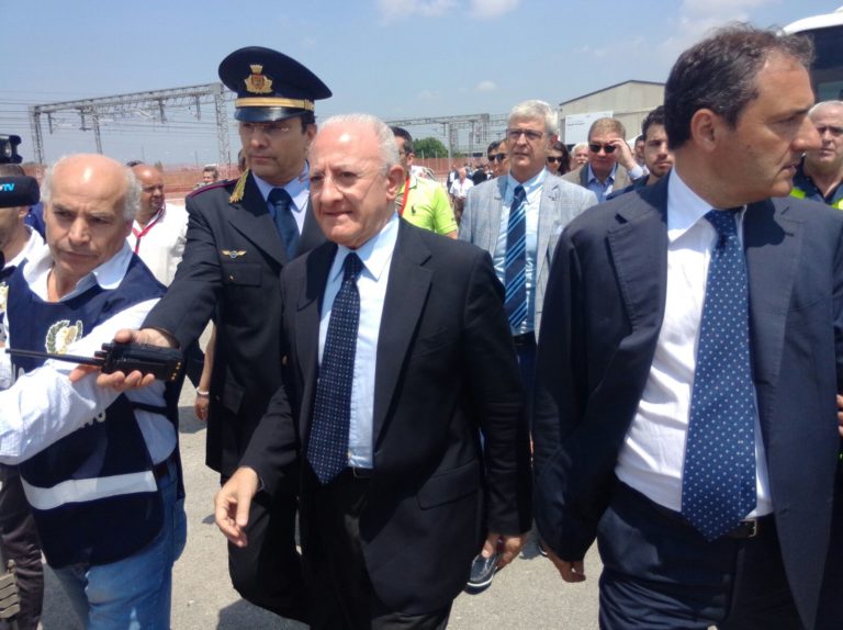 Afragola, inaugurato il cantiere della stazione Tav. De Luca: è la volta buona VIDEO