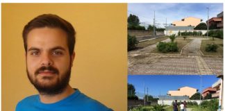 San Cipriano, volontari Legambiente ripuliscono piazza in via Novara