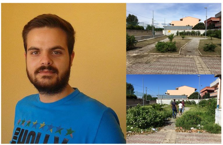 San Cipriano, volontari Legambiente ripuliscono piazza in via Novara