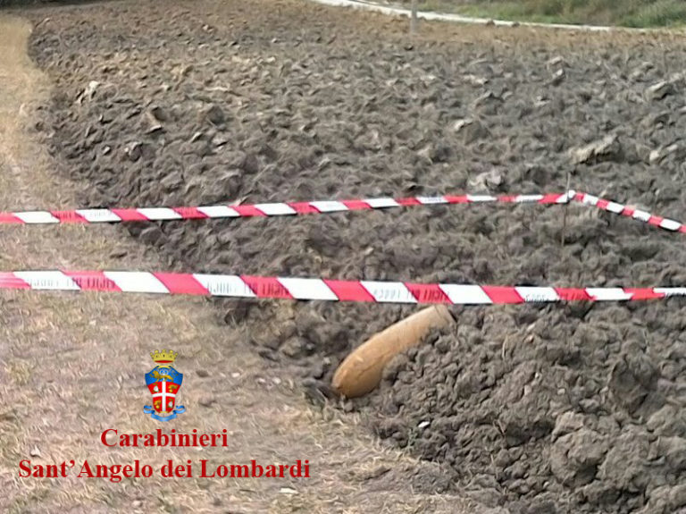 Ordigno della seconda guerra mondiale trovato in Irpinia