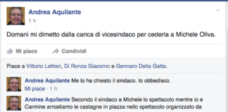 Gricignano: Aquilante si dimette da vicesindaco, Oliva litiga con Moretti ma forse entra in giunta. E si parla di appalti…