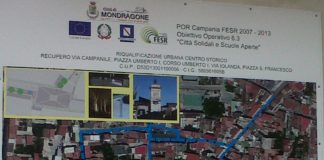 Mondragone: partiti i lavori di riqualificazione del centro storico