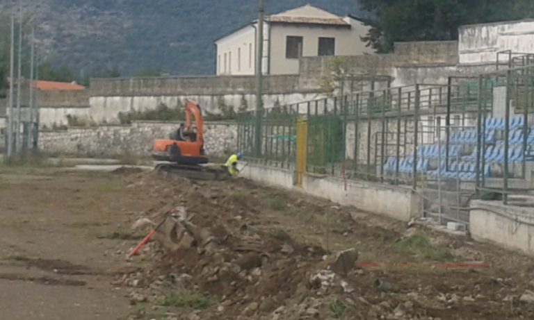 Piedimonte Matese: lavori allo stadio comunale