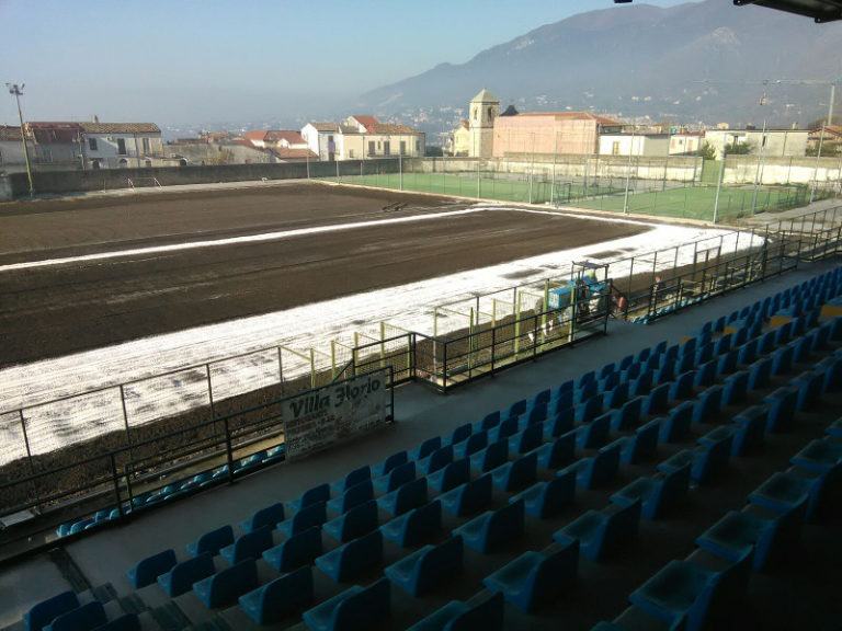 Piedimonte Matese: prosegue il restyling dello stadio comuale