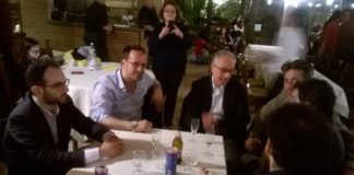 Casagiove, incursione di Carlo Marino alla cena di Corsale