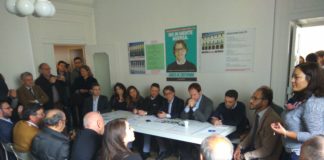 VIDEO – De Cristofaro si presenta: “Punterò su qualità. Primo turno saranno primarie centrodestra”. E Galluccio attacca Forza Italia