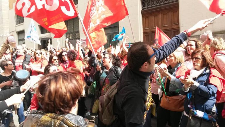 Almaviva e Gepin, presidio in Prefettura: ritirare licenziamenti