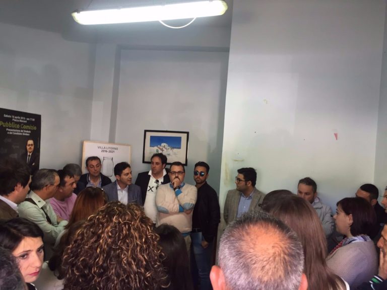 Villa LIterno: Riccardi inaugura comitato in piazza Marconi