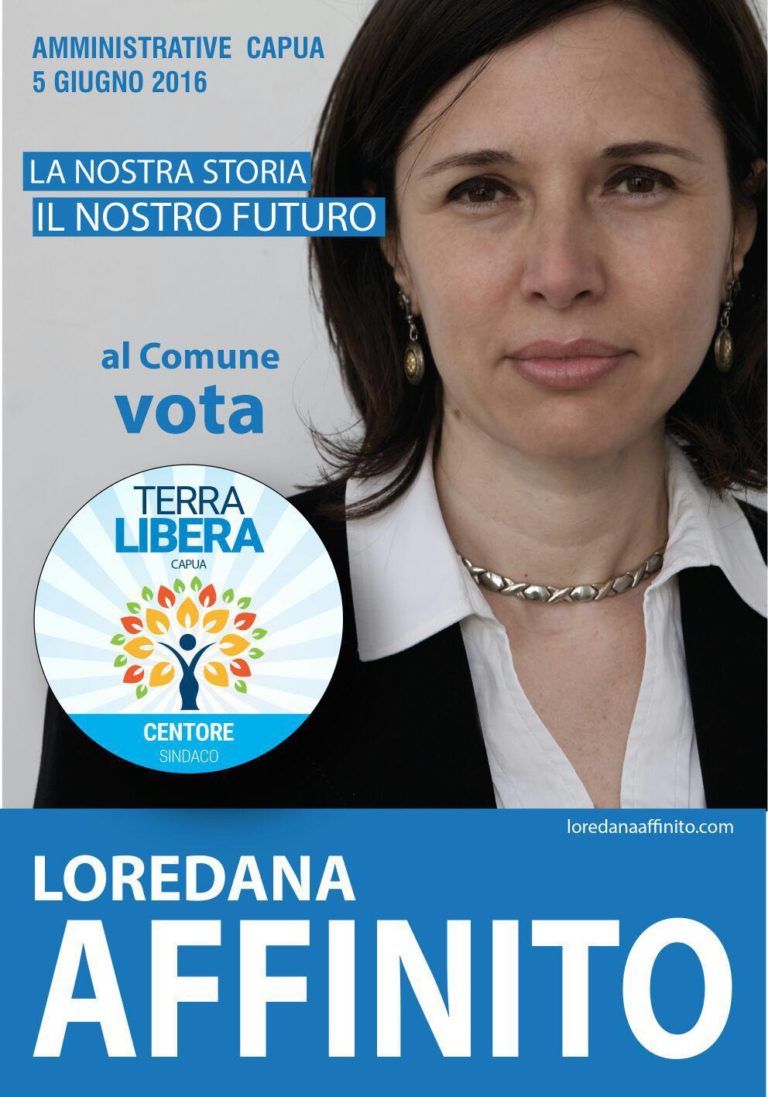 Capua, Affinito in campo con Terra Libera: ora si può cambiare
