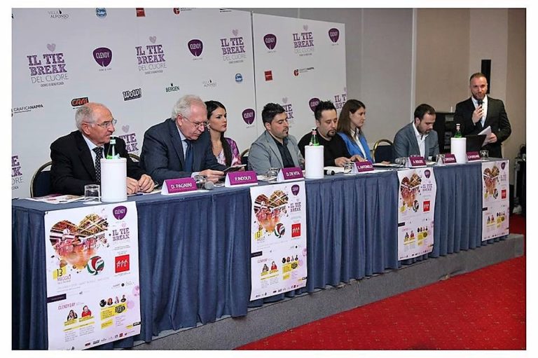 Presentato il ‘Tie-break del cuore’: domani dalle 20 la solidarietà  al Palajacazzi