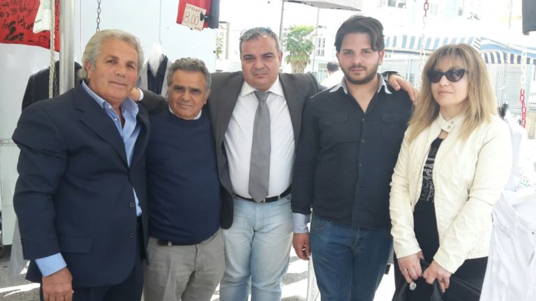 Aversa: Enrico de Cristofaro e Speranza Cardillo al Mercato fiera settimanale