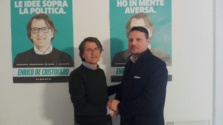 Aversa, Italia Unica schiera Luigi Massa con De Cristofaro