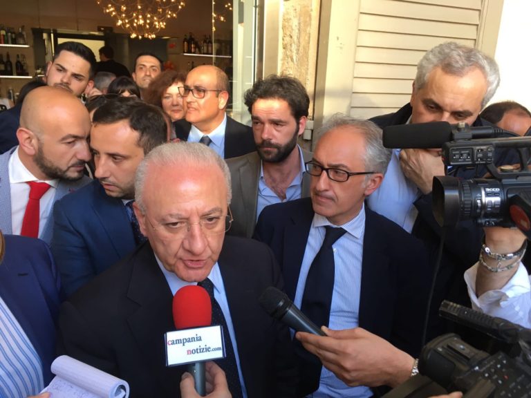 Caserta, Marino incontra De Luca: «Ho consegnato al Governatore un piano di investimenti ambizioso»
