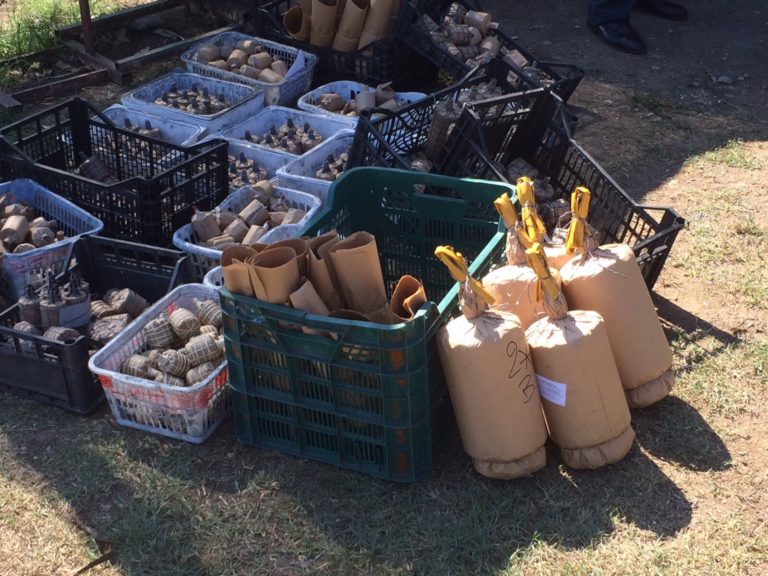 Maddaloni: 17 kg di fuochi in cantina, scatta denuncia