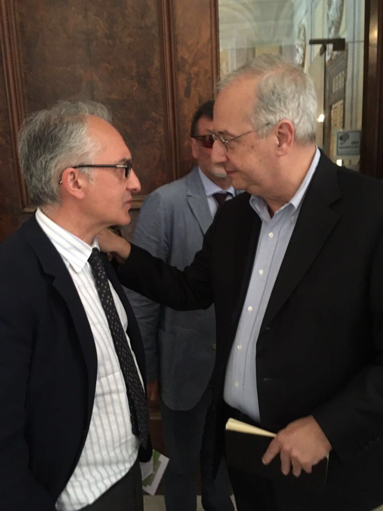 Caserta, Carlo Marino incontra Veltroni: “Questa città può vivere di cultura”