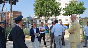 Aversa: sopralluogo del sindaco al Parco Pozzi, Il 7 luglio la riapertura