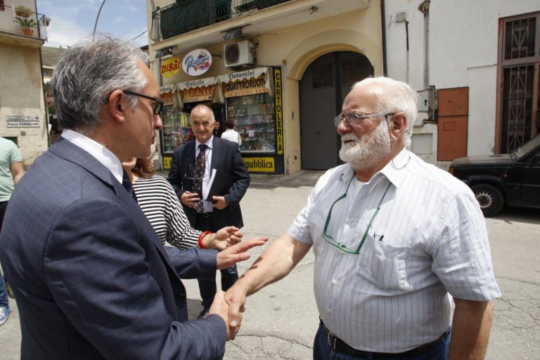 Carlo Marino in visita a Casolla. Dalle frazioni deve ripartire lo sviluppo di Caserta