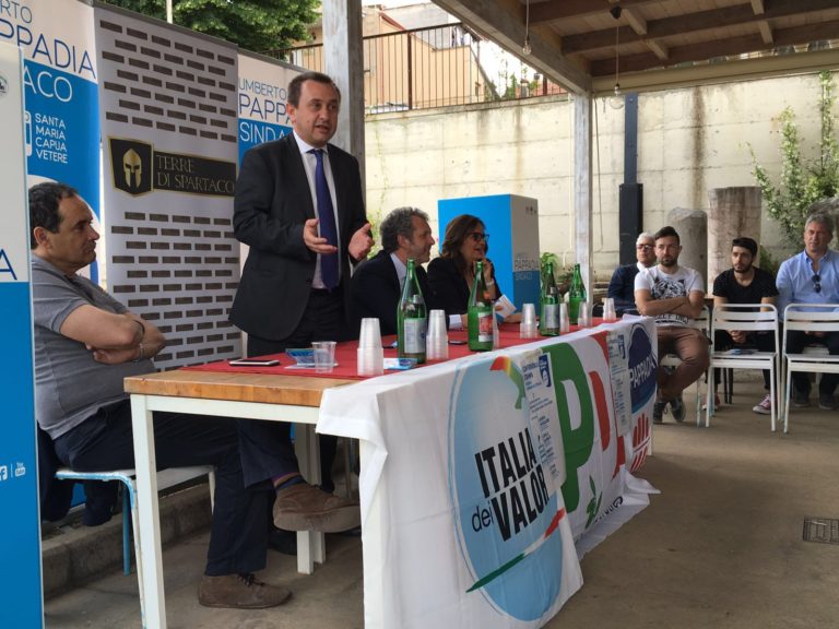 Santa Maria Capua Vetere, Pappadia incontra Ettore Rosato: “Siamo noi il vero centrosinistra”
