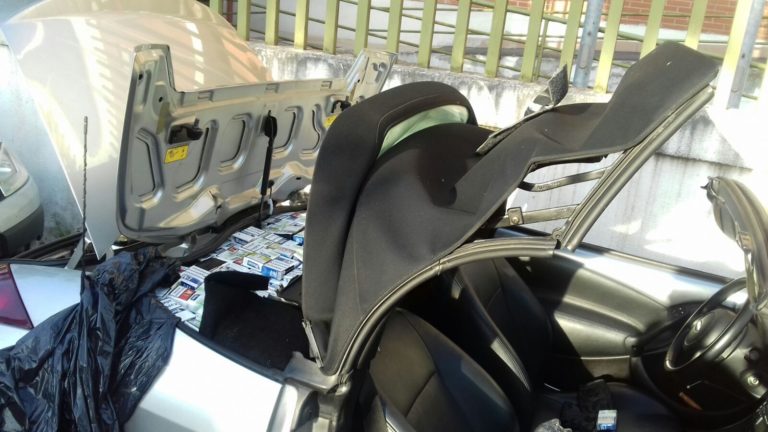 Mondragone: trasportava 60 chili di sigarette di contrabbando, arrestato