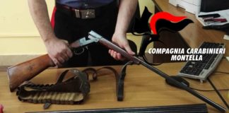 Partenopoli: pistola, fucili e munizioni in casa :denunciato