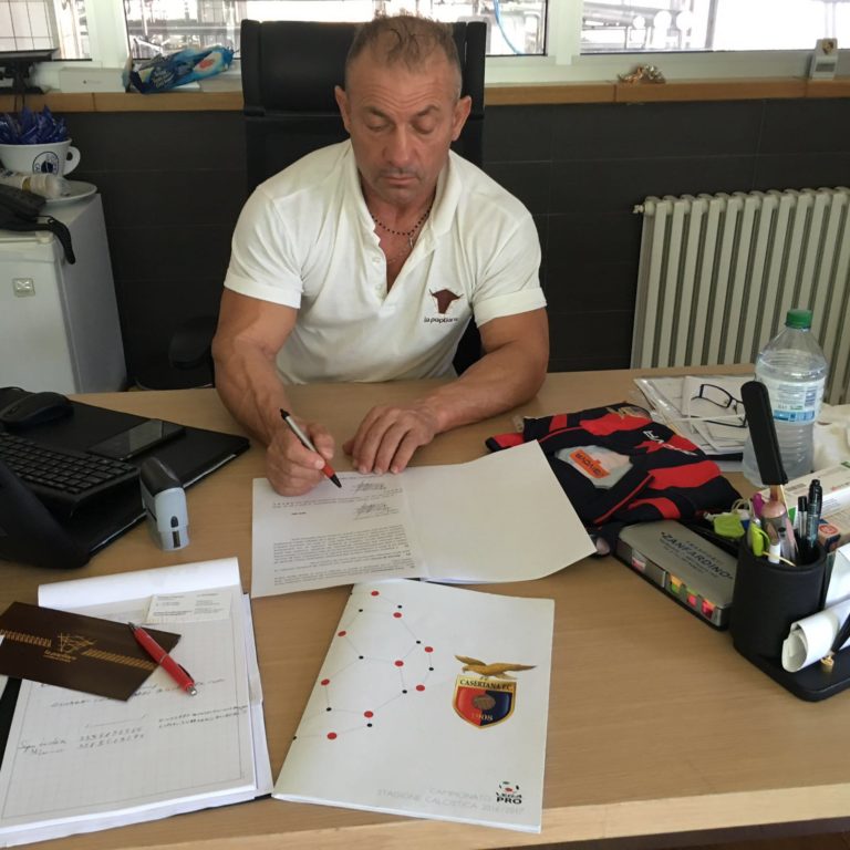 Caseificio la Pagliara nuovo main sponsor della Casertana
