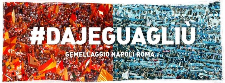 Gemellaggio Napoli-Roma. Grande successo per l’iniziativa nata su un social network