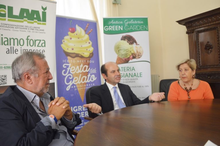 Caserta, presentata la Festa del gelato