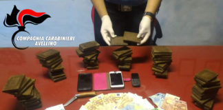 Serino: padre e figlia in manette, trasportavano sei chili di hashish