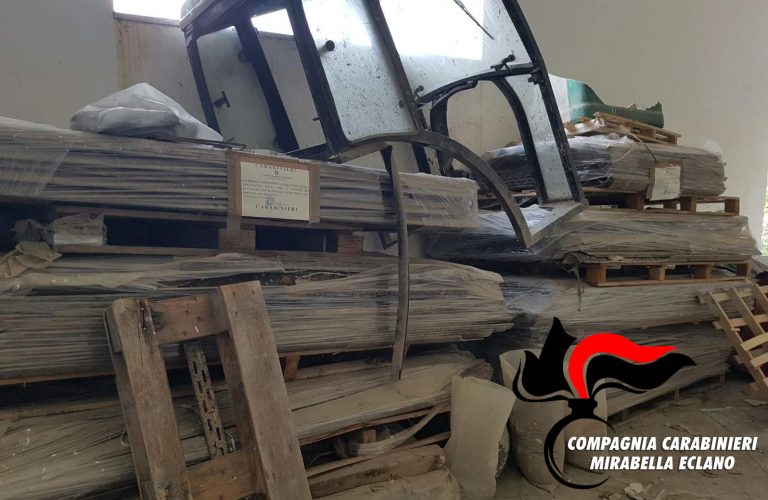 Scoperte decine di lastre di eternit in un’azienda irpina, denunciata amministratirice