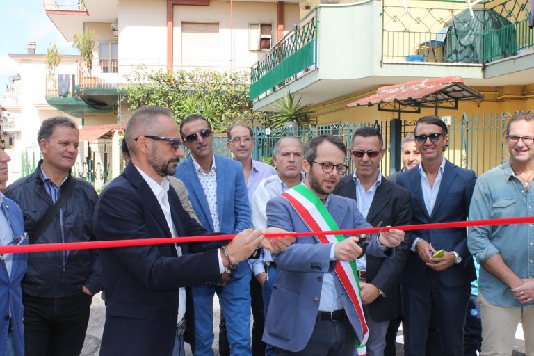 Frattamaggiore: inaugurato il Prolungamento di Via Pezzullo, con il primo tratto ciclabile cittadino