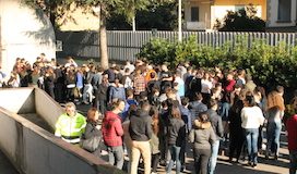Prova di evacuazione al liceo “Quercia” di Marcianise