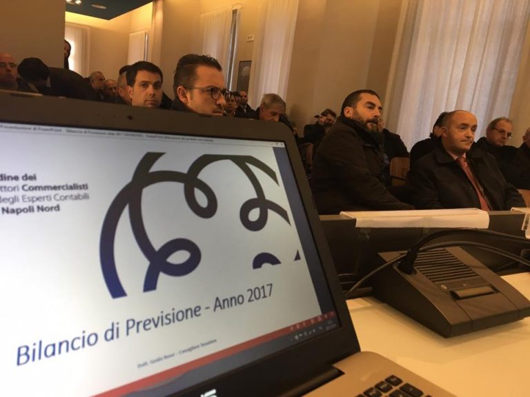 Odcec Napoli Nord, , bilancio di Previsione 2017: approvato all’unanimità dall’Assemblea generale